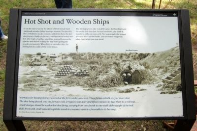 Hot Shot and Wooden Ships Marker image. Click for full size.