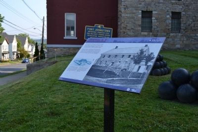 Both Fort Johnstown Markers image. Click for full size.
