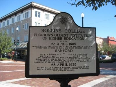 Rollins College Marker image. Click for full size.
