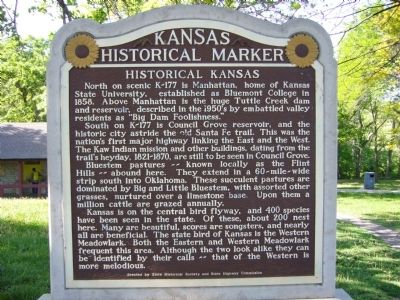 Historical Kansas Marker image. Click for full size.
