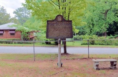 Historic Utoy Church Marker. Click for full size. Historic Utoy Church Marker image. Click for full size.