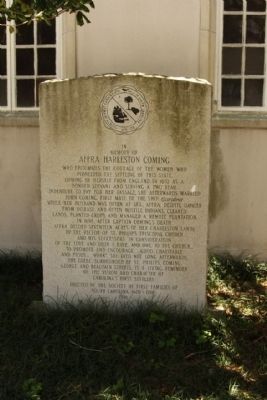 Affra Harleston Coming Marker image. Click for full size.