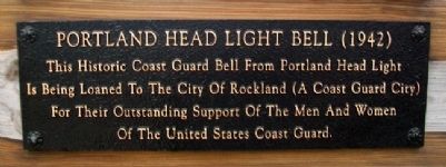 Portland Head Light Bell (1942) Marker image. Click for full size.