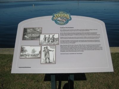 Sanford's First Residents Marker image. Click for full size.
