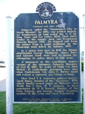 <i>Side B:</i> Palmyra Marker image. Click for full size.