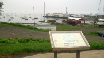 Rockland Harbor Trail Marker. Click for full size. Rockland Harbor Trail Marker image. Click for full size.