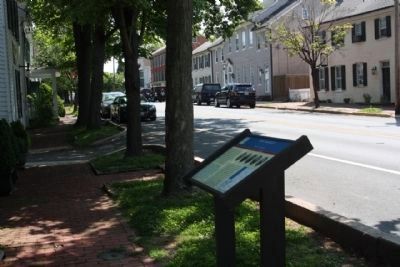 New Market Marker, looking east on Main Street. Click for full size. New Market Marker, looking east on Main Street image. Click for full size.