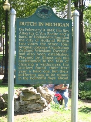 Dutch in Michigan Marker image. Click for full size.