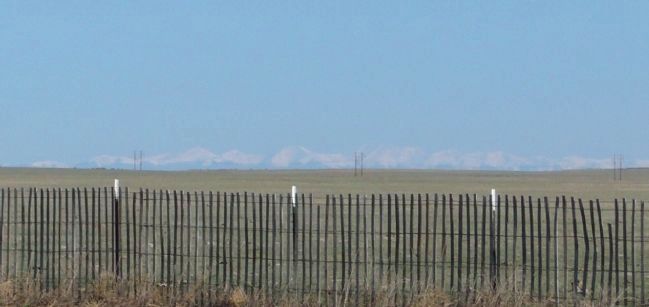 View of the Rockies. Click for full size. View of the Rockies image. Click for full size.