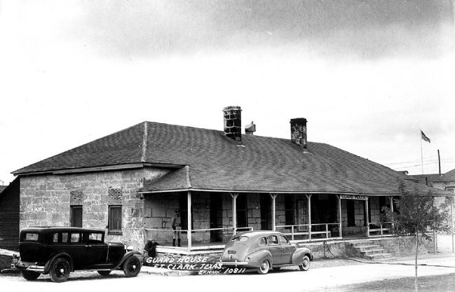 20th century historic view of Fort Clark's Guardhouse image. Click for full size.