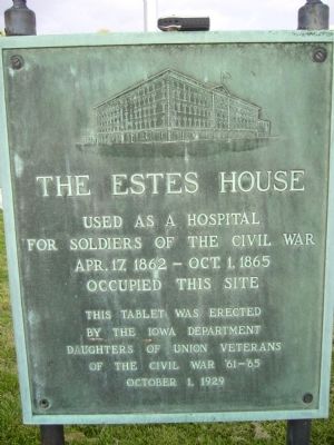 The Estes House Marker image. Click for full size.