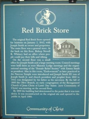 Red Brick Store Marker image. Click for full size.