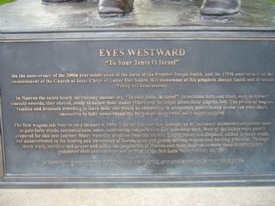 Eyes Westward Marker image. Click for full size.