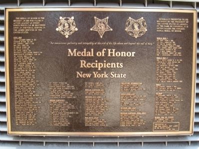 Medal of Honor Recipients Marker image. Click for full size.