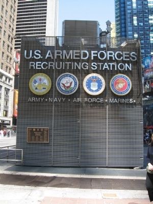 Medal of Honor Recipients Marker on the U.S. Armed Forces Recruiting Station image. Click for full size.