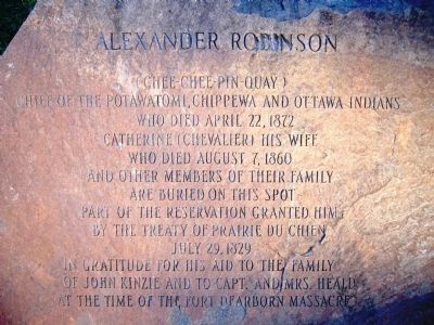 Alexander Robinson Marker image. Click for full size.