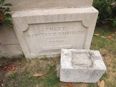 First Baptist Church / Mt. Olive CME Church CornerStones image. Click for full size.