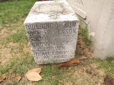 First Baptist Church / Mt. Olive CME Church Cornerstones image. Click for full size.