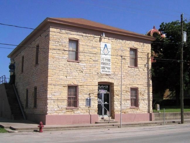 Brackettville's Las Moras Masonic Lodge Building image. Click for full size.