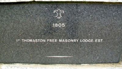 Thomaston Historical Timeline Marker image. Click for full size.