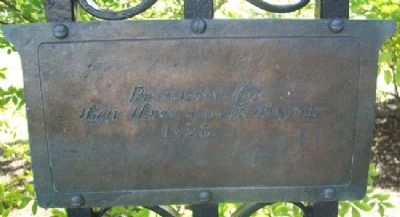 Robinson Gate Sponsor Marker. Click for full size. Robinson Gate Sponsor Marker image. Click for full size.