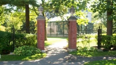 Robinson Memorial Gate and Markers. Click for full size. Robinson Memorial Gate and Markers image. Click for full size.