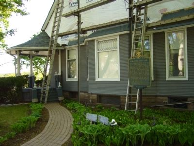 Pinkerton’s Early Home Marker. Click for full size. Pinkerton’s Early Home Marker image. Click for full size.