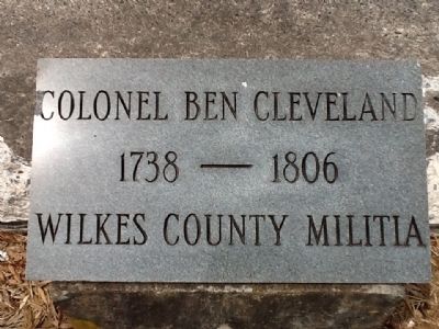 Colonel Ben Cleveland Marker. Click for full size. Colonel Ben Cleveland Marker image. Click for full size.