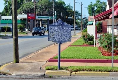 First Presbyterian Church Marker image. Click for full size.
