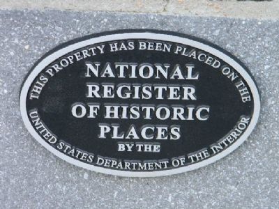 "This property has been place on the National Register of Historic Places image. Click for full size.
