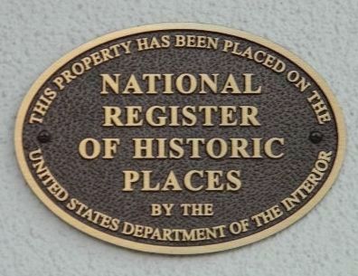 The second of at least two Registered Historic Places markers on the Watergate premises image. Click for full size.