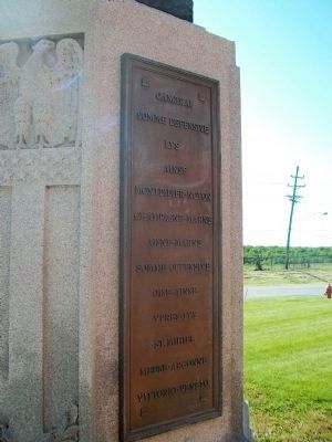Veterans Memorial - Plaque 3. Click for full size. Veterans Memorial - Plaque 3 image. Click for full size.
