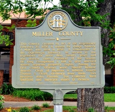 Miller County Marker image. Click for full size.