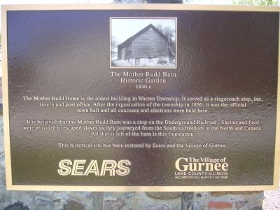 The Mother Rudd Barn Marker image. Click for full size.