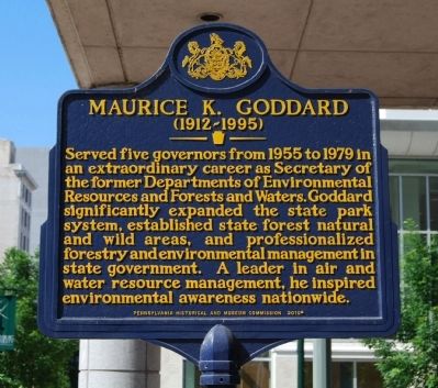 Maurice K. Goddard Marker image. Click for full size.