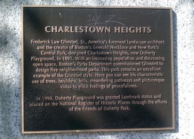 Charlestown Heights Marker image. Click for full size.