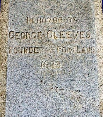 George Cleeves Monument. Click for full size. George Cleeves Monument image. Click for full size.