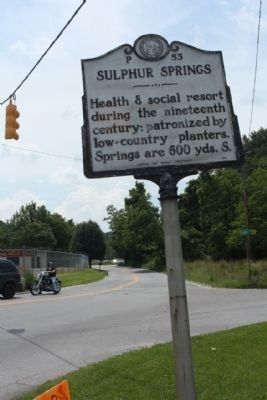 Sulphur Springs Marker image. Click for full size.
