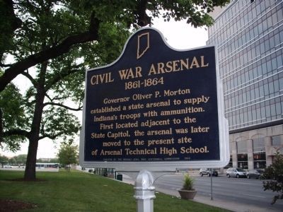 Civil War Arsenal 1861 - 1864 Marker image. Click for full size.