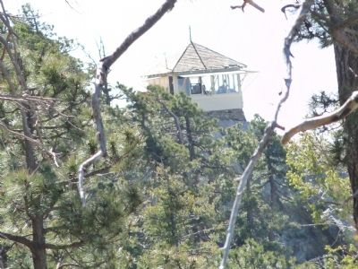 Lemmon Rock Lookout Tower image. Click for full size.