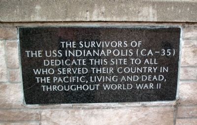 Survivors Dedication Plaque image. Click for full size.