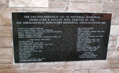 National Memorial Dedication Plaque image. Click for full size.