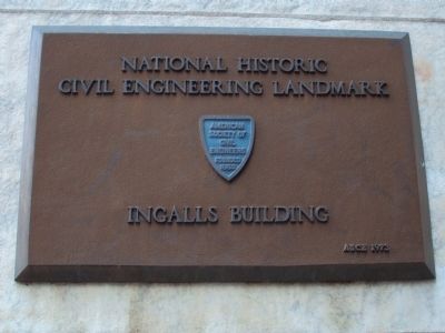 National Historic Civil Engineering Landmark Marker image. Click for full size.