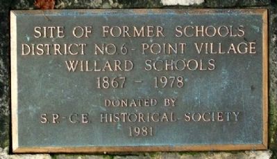 Site of Former Schools Marker image. Click for full size.