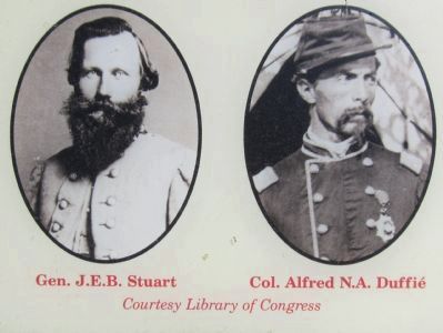 Portraits of Gen. Stuart and Col. Duffi image. Click for full size.