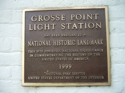 Grosse Point Light Station Marker image. Click for full size.
