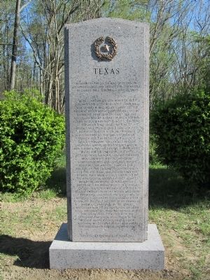 Texas Monument (front) image. Click for full size.
