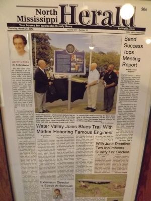 Casey Jones Marker unveiled 03/23/2012 image. Click for full size.