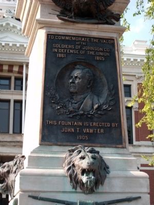 Johnson County Civil War Memorial Marker image. Click for full size.