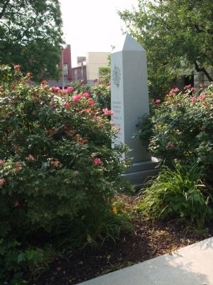 Other View - - Johnson County Revolutionary War Memorial Marker image. Click for full size.